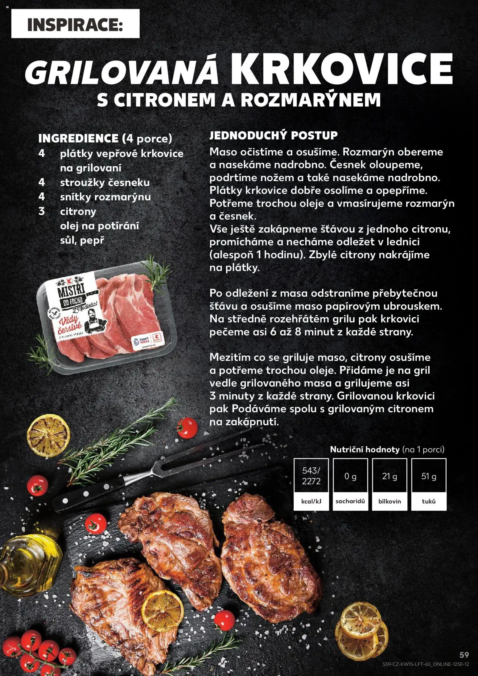 Kaufland leták - Brno od 08.04.2026 | Strana: 59 | Produkty: Oleje, Gril, Citróny, Krkovice