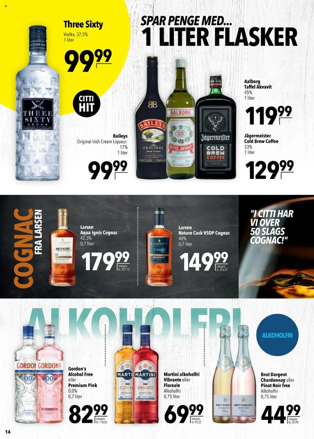 CITTI tilbudsavis – gyldig fra 09.09.2025 | Side: 14 | Produkter: Amendoins, Vodka
