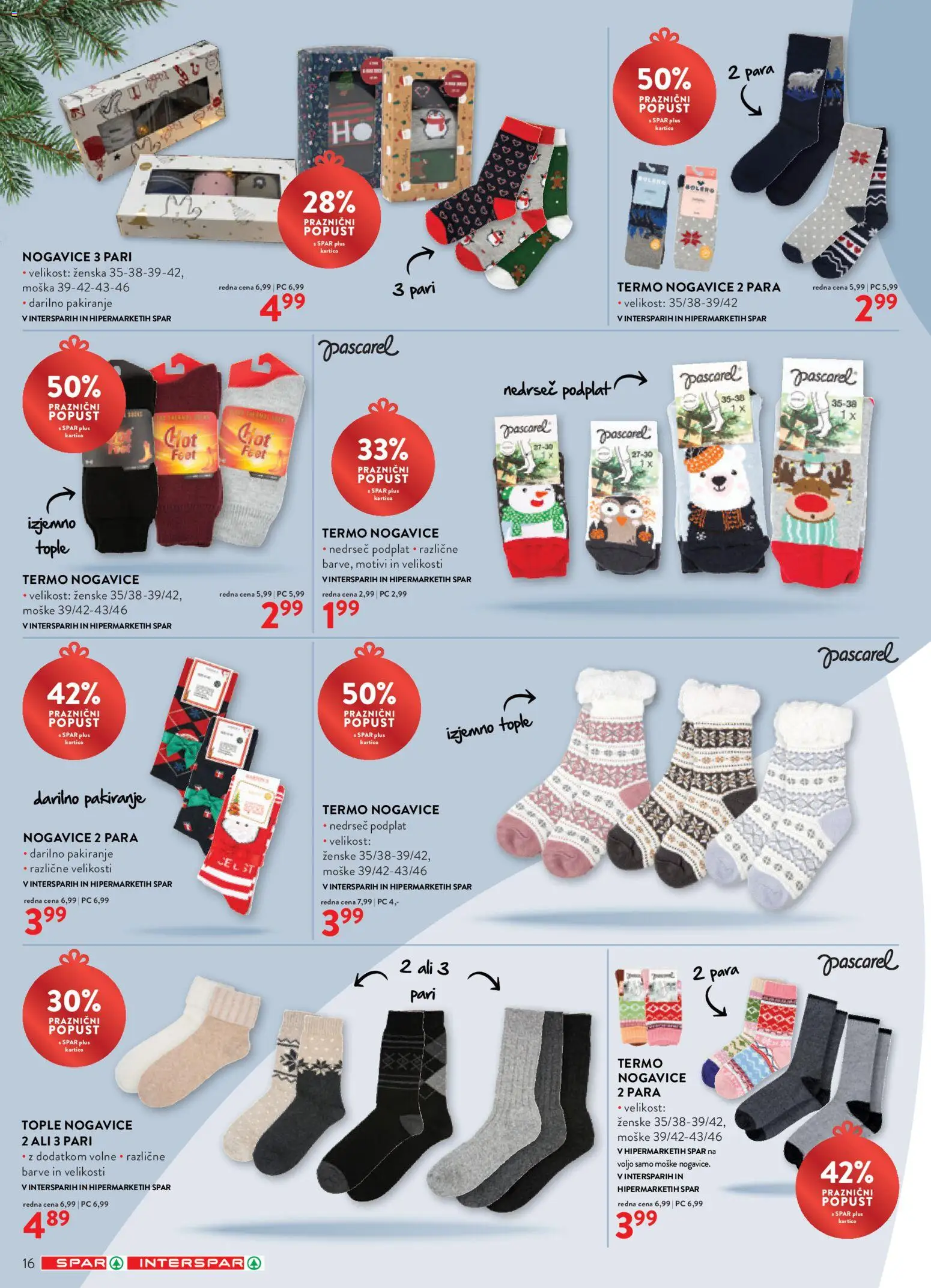 Novi Spar katalog ponudbe – veljaven od 26.11.2025 | Stran: 16