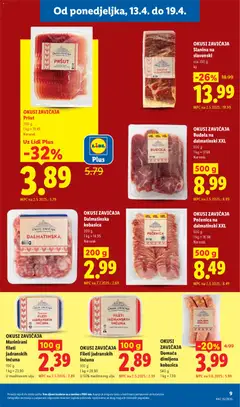 Lidl Katalog - Pregled kataloga iz trgovine Lidl, vrijedi od 13.04.2026 | Stranica: 9
