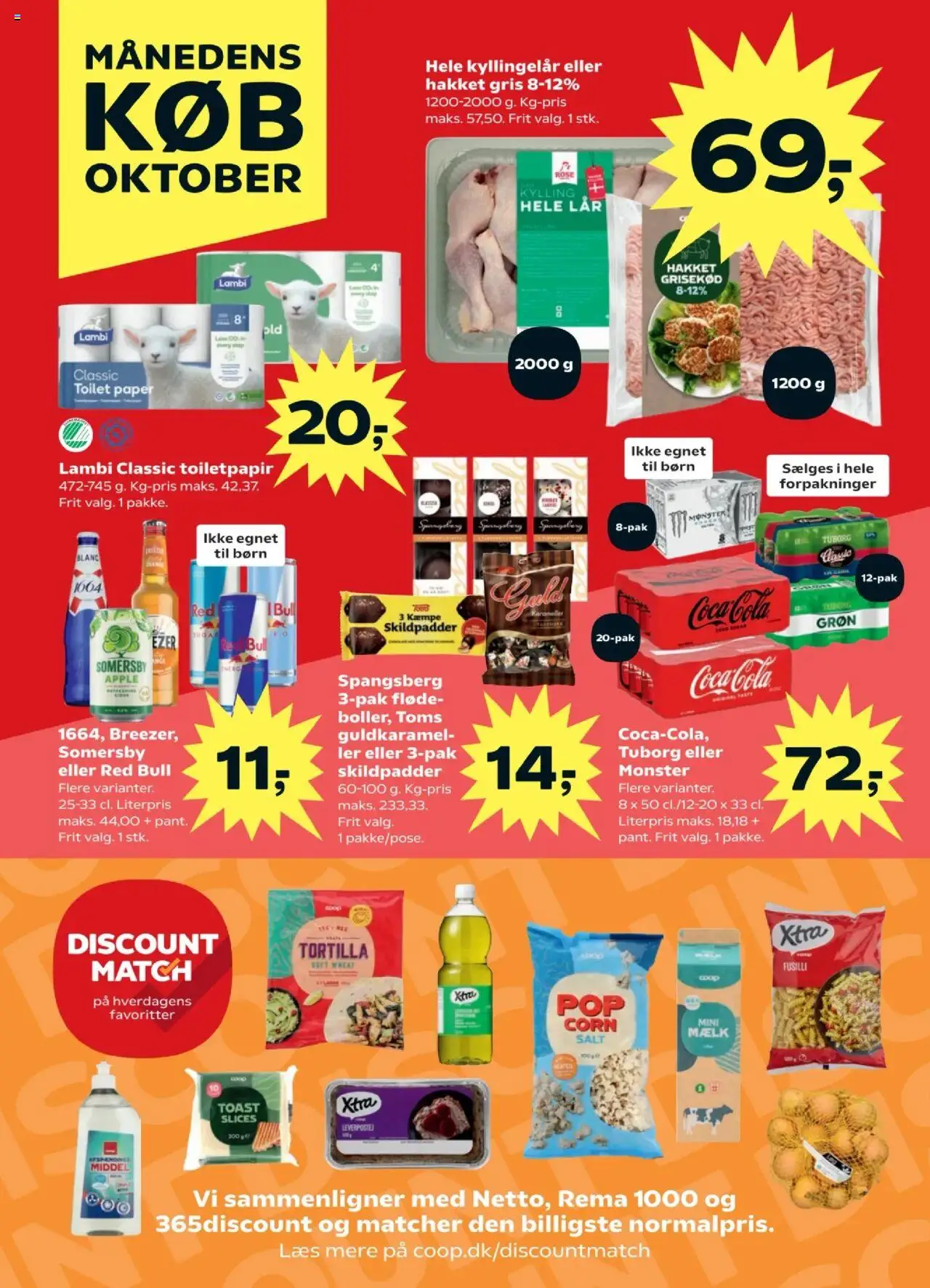 Super Brugsen tilbudsavis – gyldig fra 24.10.2025 | Side: 26 | Produkter: Mælk, Coca Cola, Fløde, Cola