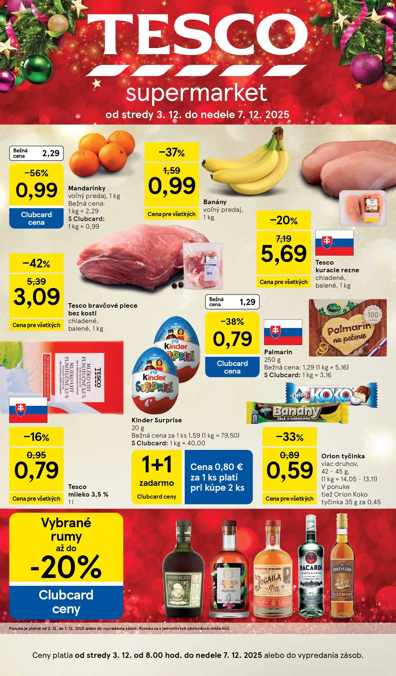 Nové Tesco akcie – leták je platný od 03.12.2025 | Strana: 1