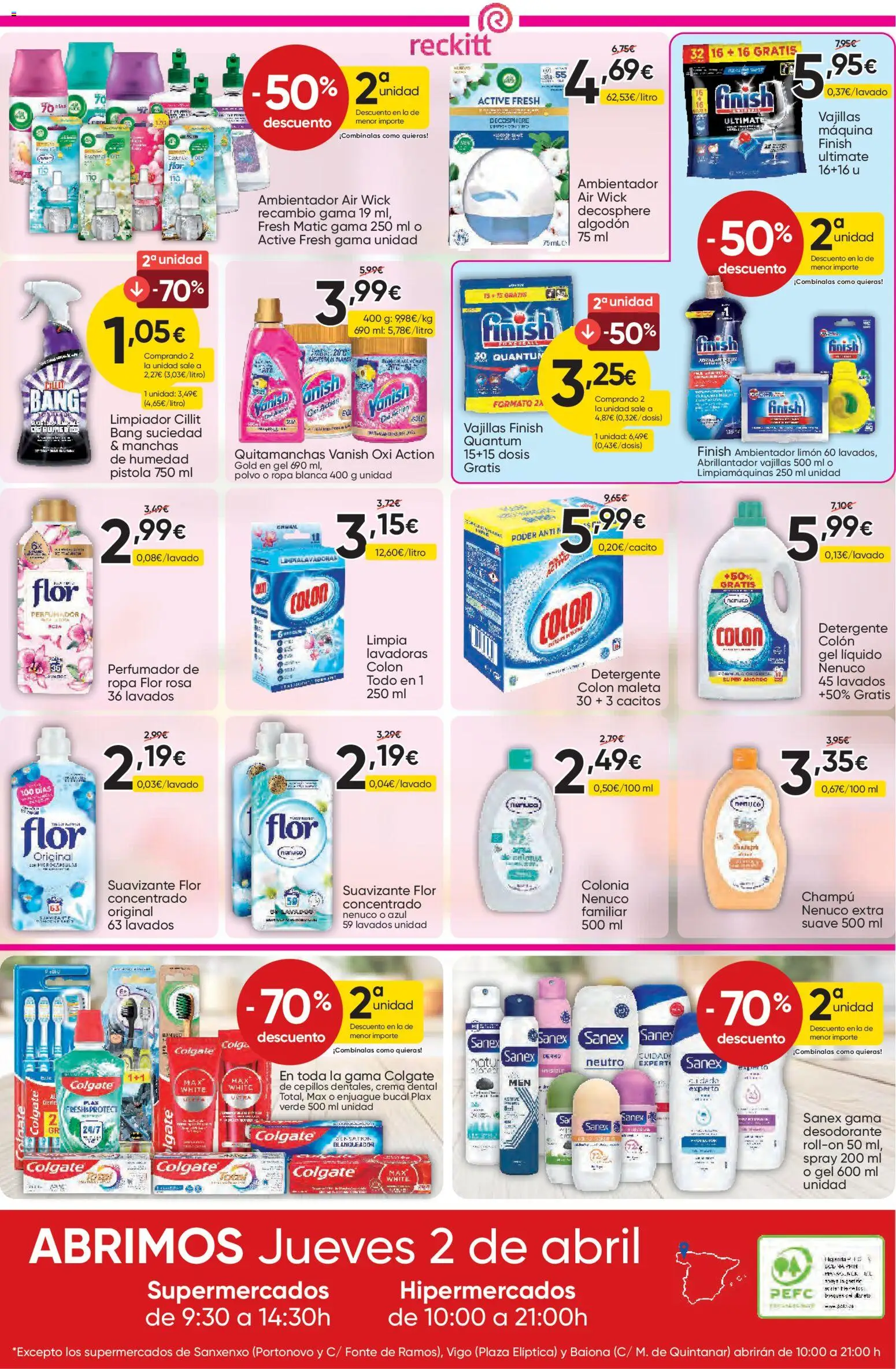 Froiz folleto │ válido desde el 25.03.2026 | Página: 16 | Productos: Polvo, Enjuague bucal, Quitamanchas, Detergente