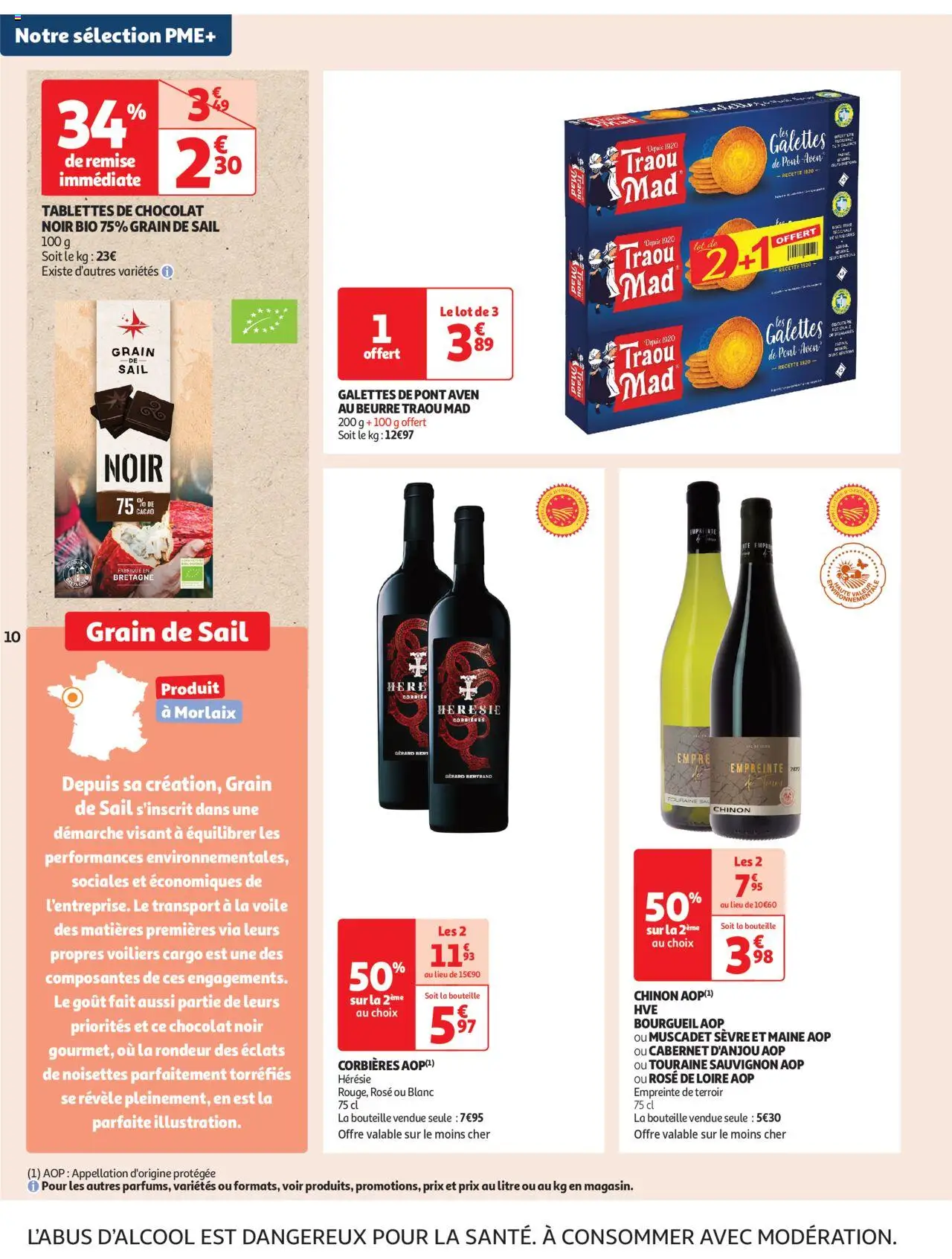  | Page: 10 | Produits: Tablettes de chocolat, Noisettes, Beurre, Chocolat
