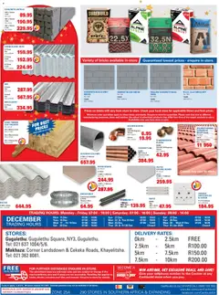 Cashbuild specials catalogue – valid from 15.12.2025 | Page: 2 | Products: Dates, Iron, Copper tube, Clay