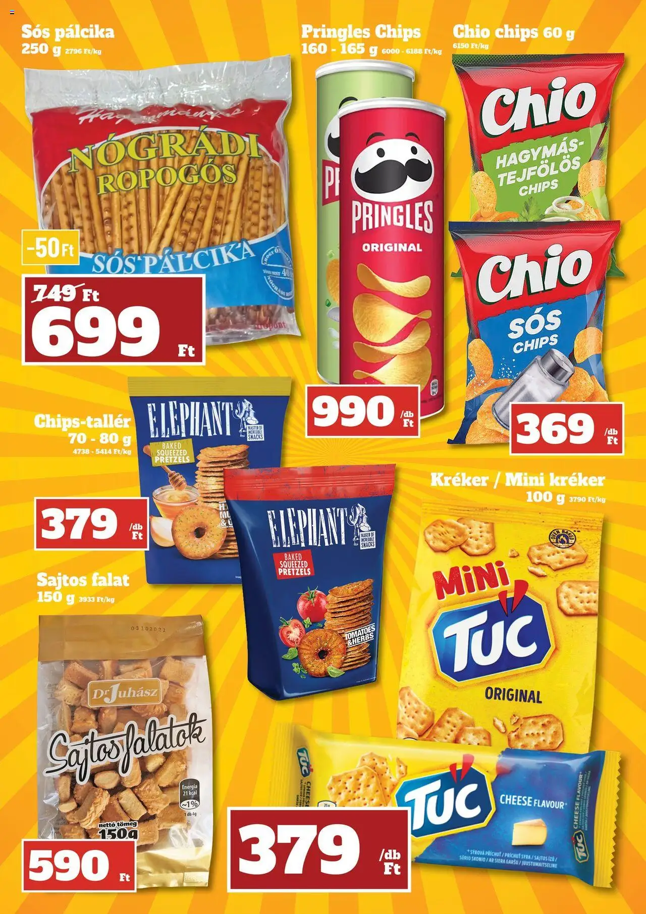 Family Diszkont akciós ujság - amely érvényes a következő dátumtól: 31.07.2025 | Oldal: 2 | Termékek: Chips, Pringles, Kréker, Sós pálcika