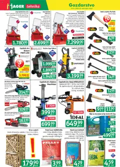 Novi Jager katalog ponudbe – veljaven od 03.09.2025 | Stran: 9 | Izdelki: Verižna žaga, Baterije, Akumulator, Olje