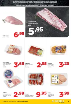 Alimerka folleto Asturias │ válido desde el 07.07.2025 | Página: 5 | Productos: Cerdo, Té, Bandeja, Nuggets