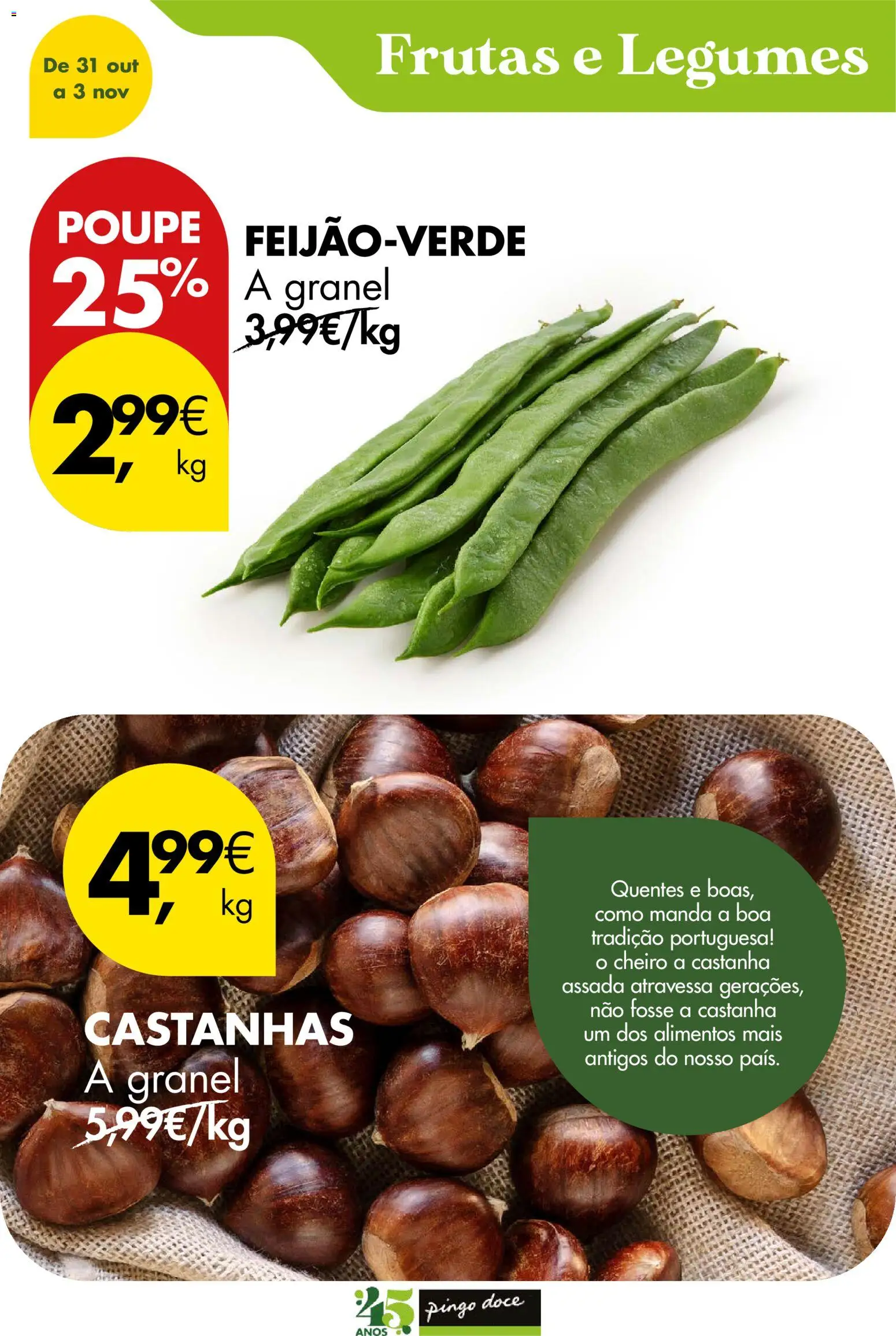 Pingo Doce Poupe este Fim de Semana │ válido de 31.10.2025 | Página: 7 | Produtos: Castanhas