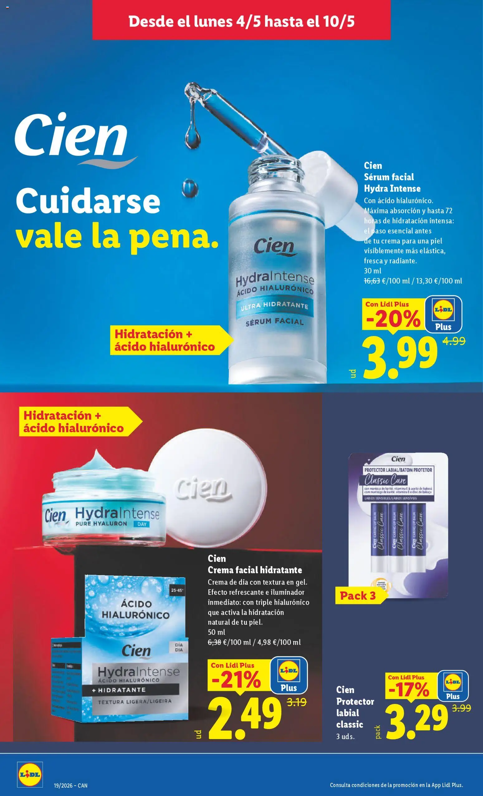 Lidl folleto │ válido desde el 04.05.2026 | Página: 20 | Productos: Manteca, Aceite, Crema, Crema de día