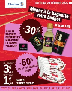 E.Leclerc - Prévisualisation de E.Leclerc catalogue semaine 7 valide à partir de 10.02.2026