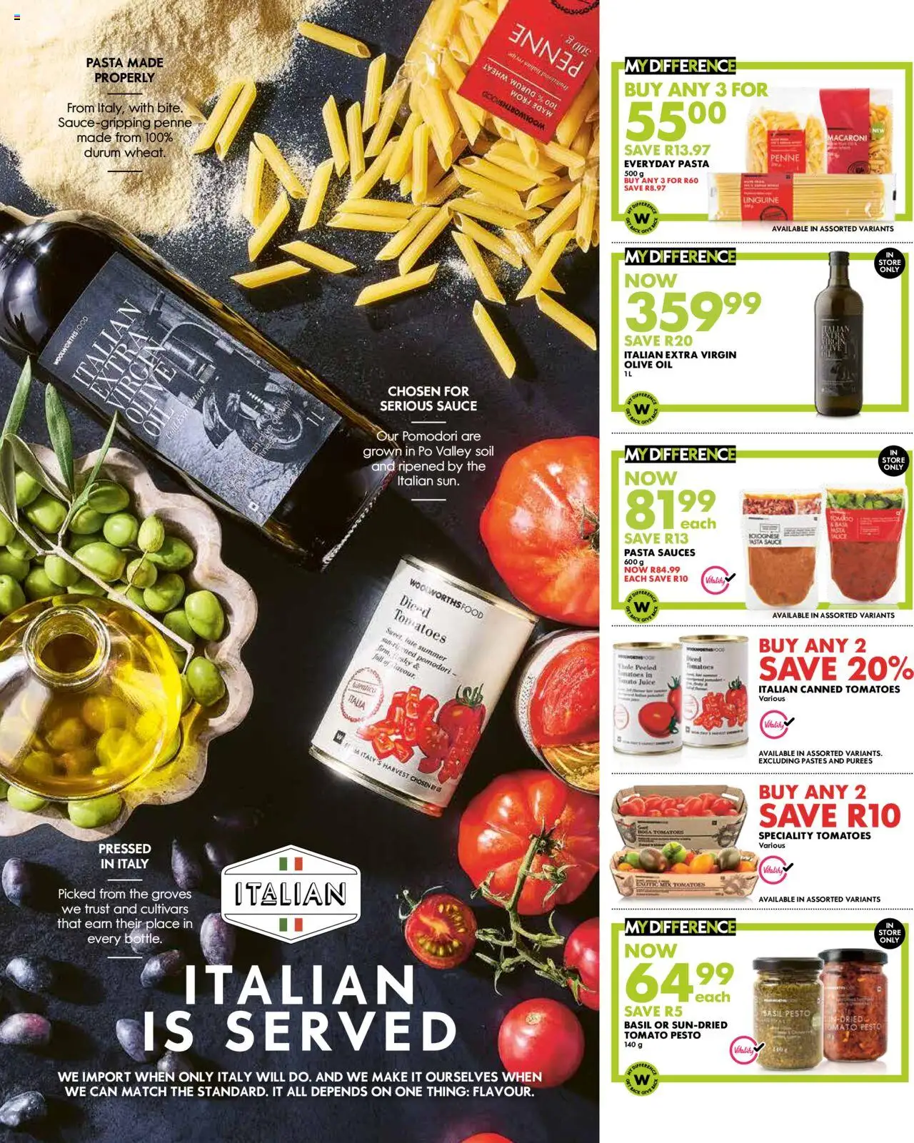 Woolworths Specials │ valid from 25.08.2025 | Page: 7 | Products: Oil, Sauces, Pasta, Sauce