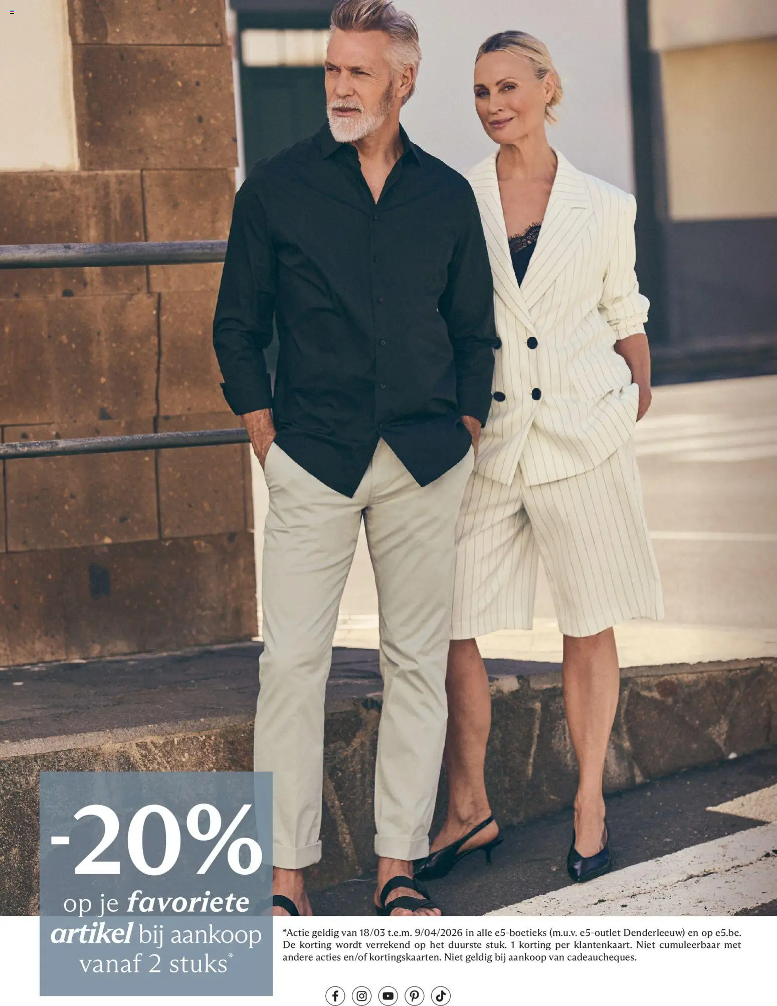 Nieuwe » e5 Mode folder van 18/03/2026 🤩  « is er! Ontdek geweldige aanbiedingen en bespaar. | Belgium