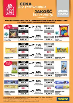 Pogląd oferty "Makro Gazetka - Fine Life" - ważna od 01.02.2026 | Strona: 4 | Produkty: Ciastka z kremem, Ciastka, Frytki, Ciasteczka