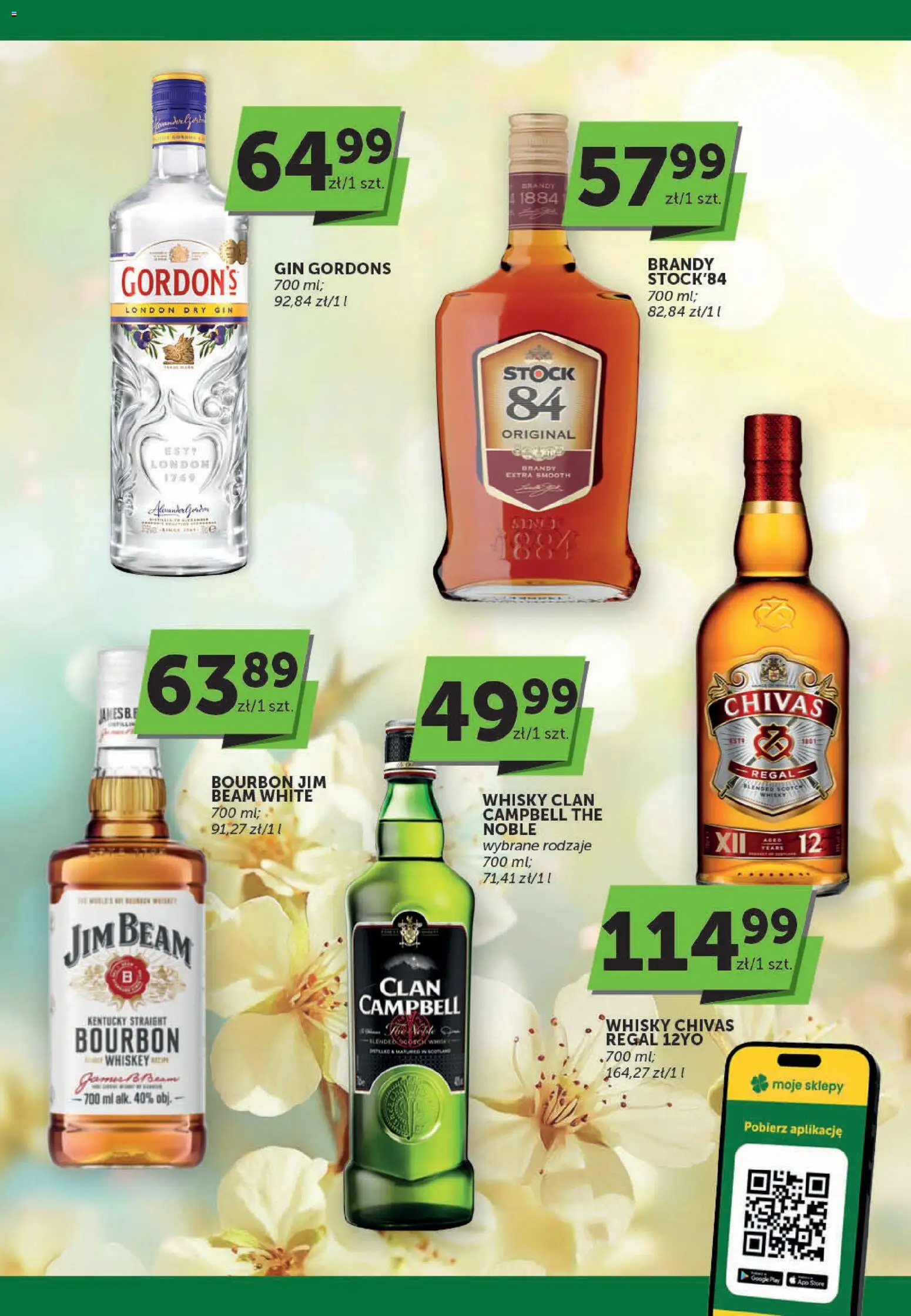 Groszek gazetka - Katalog alkoholowy od 19.03.2026 | Strona: 8 | Produkty: Chivas Regal, Bourbon, Gin, Regał