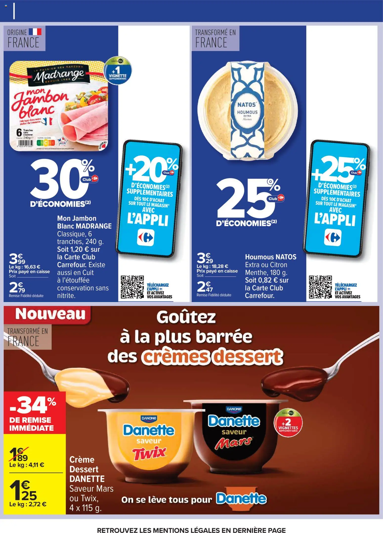 {H1} | Page: 28 | Produits: Citron, Jambon, Crème