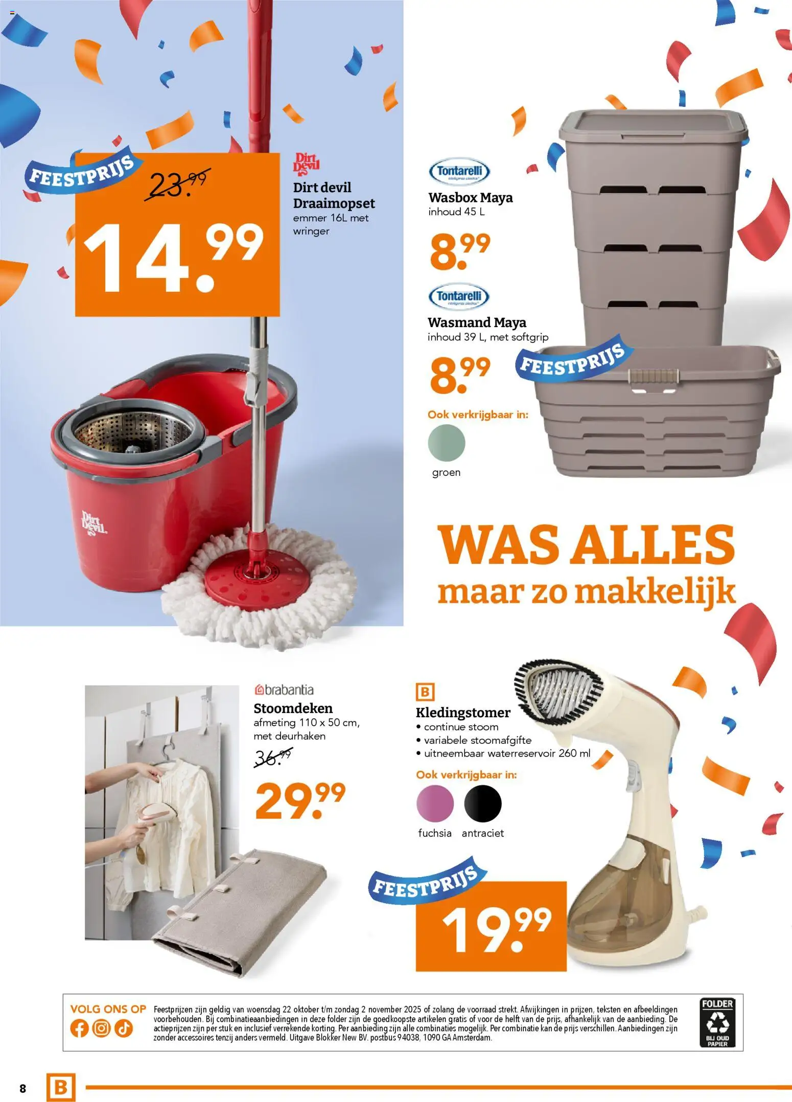 {H1} | Pagina: 8 | Producten: Kan, Papier, Was, Deurhaken
