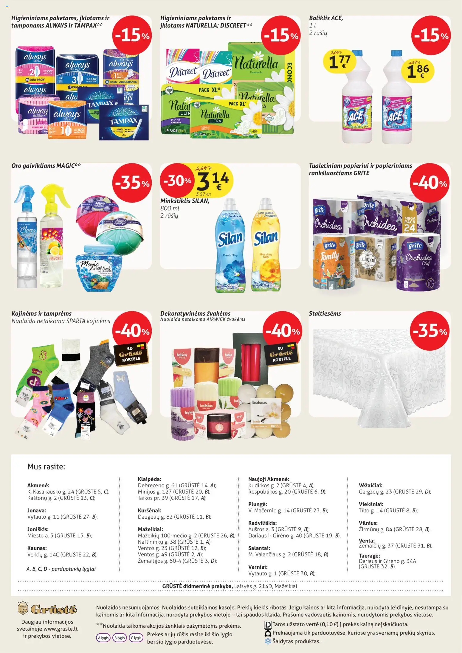 GRUSTE akcijos nuo 11.11.2025 | Puslapis: 12