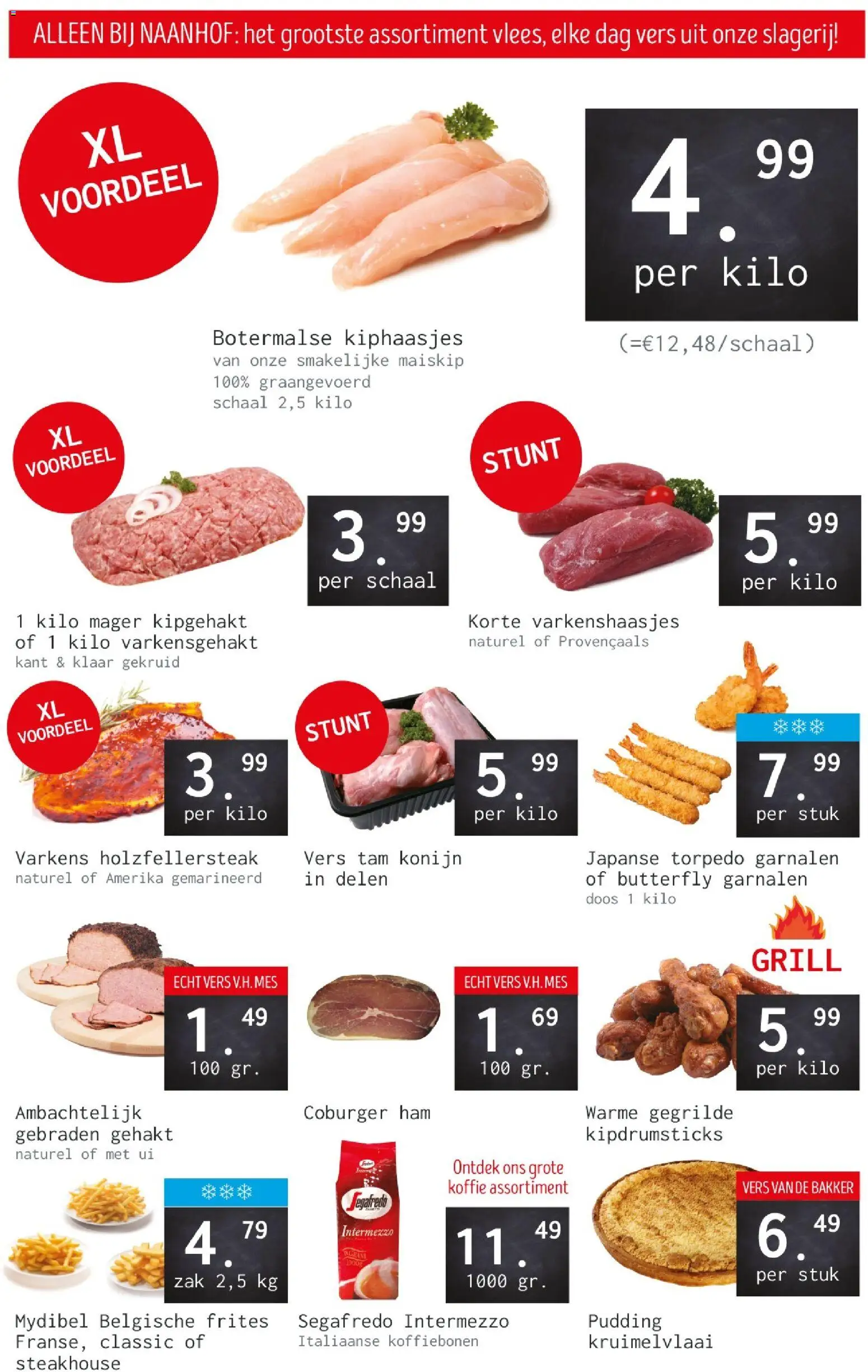 {H1} | Pagina: 1 | Producten: Mes, Schaal, Gehakt, Grill