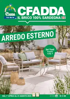 Anteprima del volantino Volantino Arredo Esterno CFadda	 valido a partire dal 07.04.2025