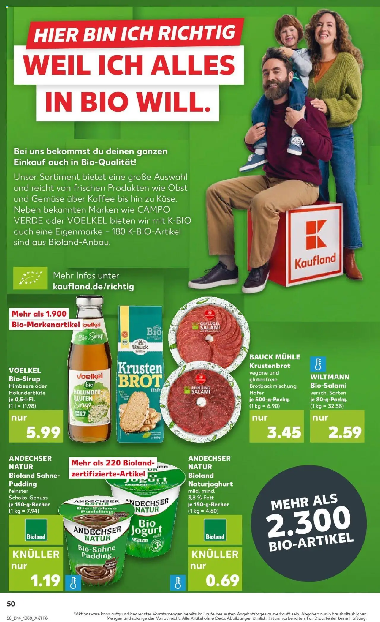 Kaufland - Nürnberg, Fürther Straße 187 - gültig ab dem 03.04.2025 | Seite: 50 | Produkte: Mühle, Gemüse, Himbeere, Salami