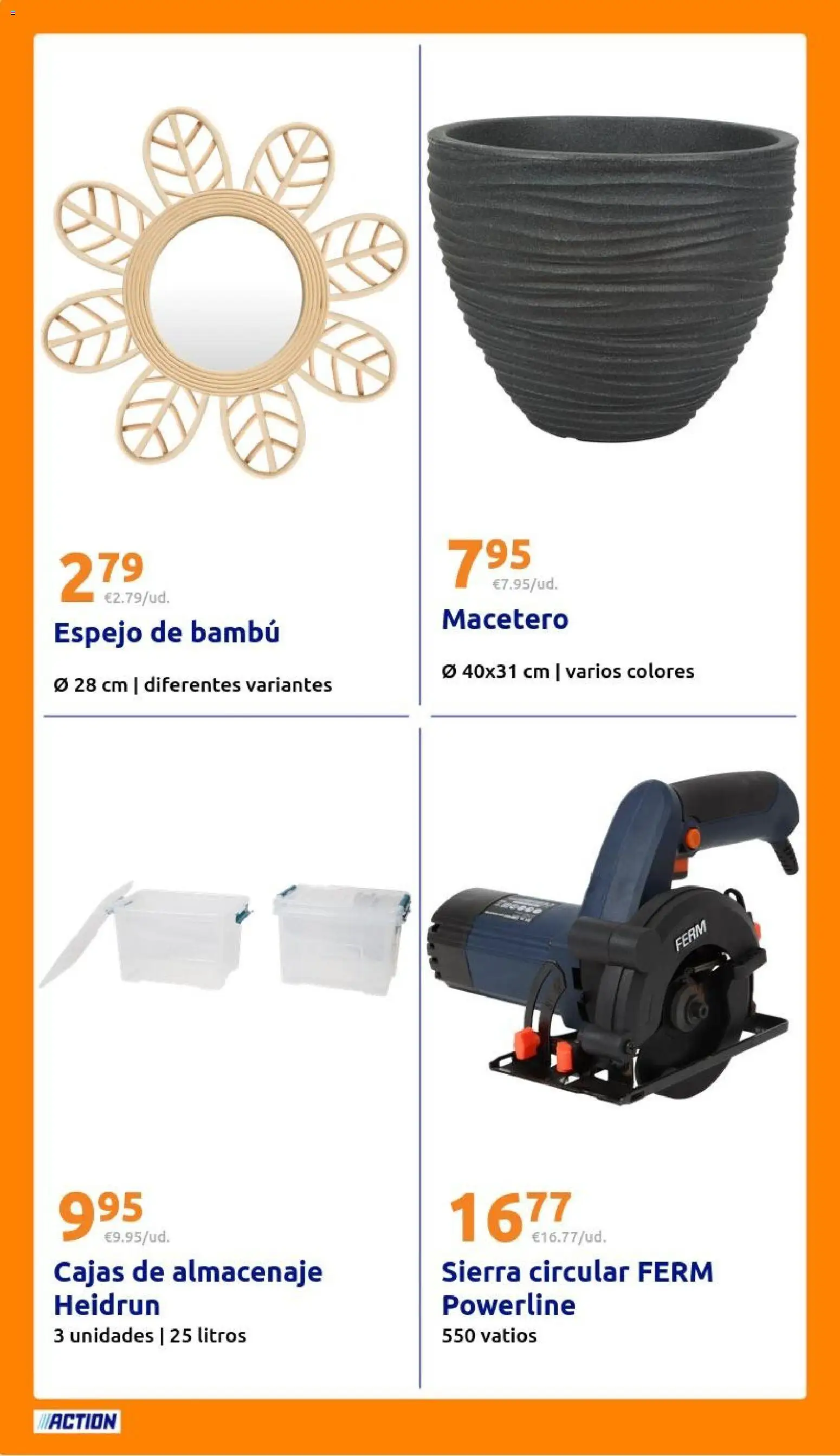 Action folleto │ válido desde el 18.03.2026 | Página: 26 | Productos: Macetero, Almacenaje, Espejo