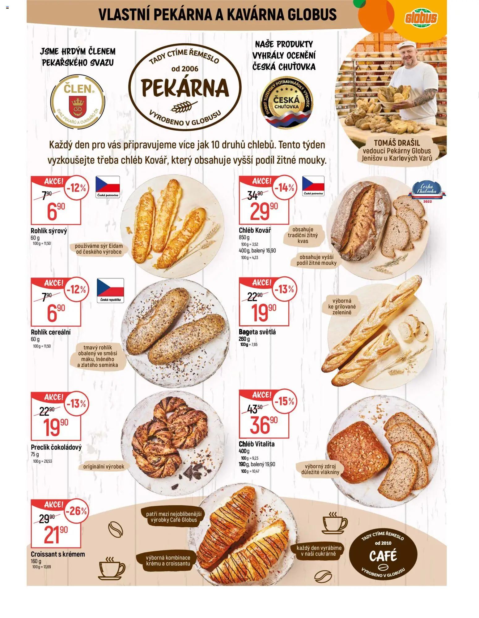Globus leták - Karlovy Vary od 26.11.2025 | Strana: 6 | Produkty: Sýr, Pekárna, Semínka, Bageta