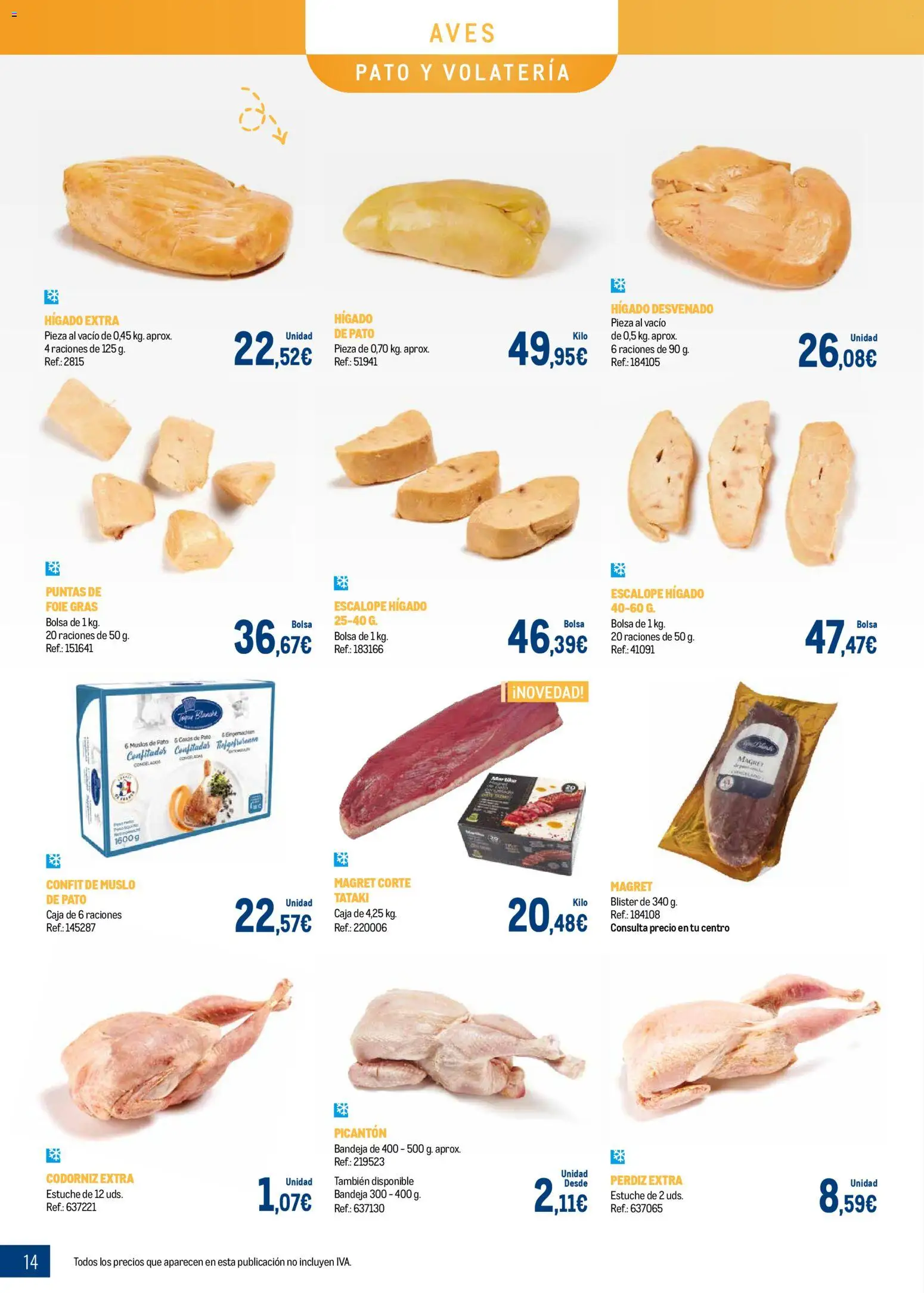 Makro - Especial Carnes Centro │ válido desde el 03.11.2025 | Página: 14 | Productos: Bolsa, Bandeja, Caja