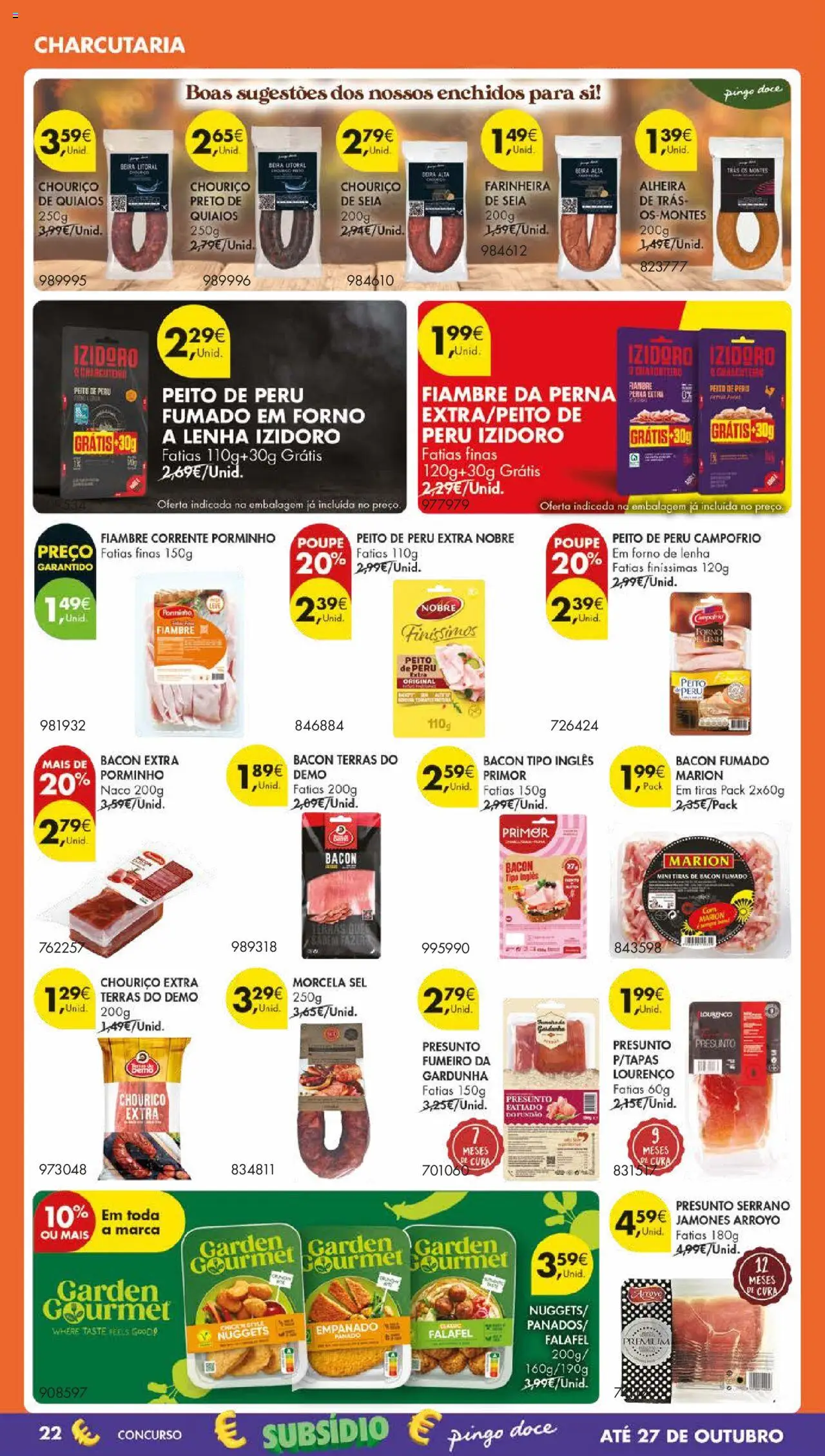 Pingo Doce folheto │ válido de 07.10.2025 | Página: 30 | Produtos: Primer, Presunto, Nuggets, Alheira