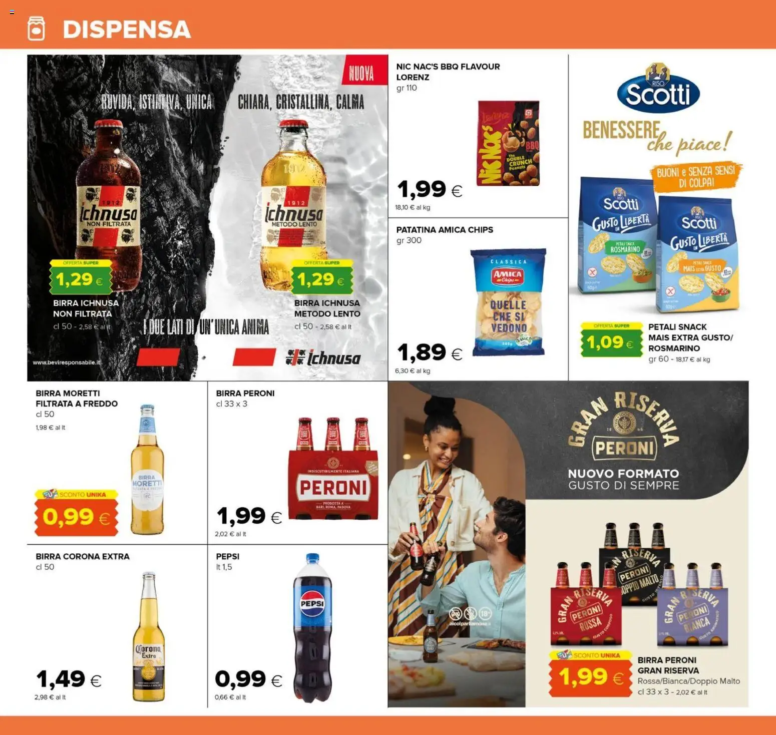 Volantino Oasi del 07.04.2026 | Pagina: 16 | Prodotti: Rosmarino, Birra, Mais, Pepsi