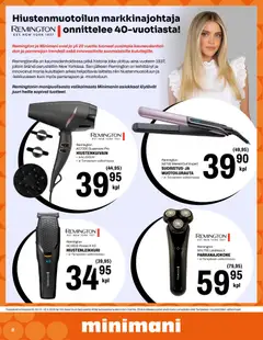 Minimani-mainoslehti voimassa 08.04.2026 alkaen | Sivu: 8 | Tuotteet: Parranajokone