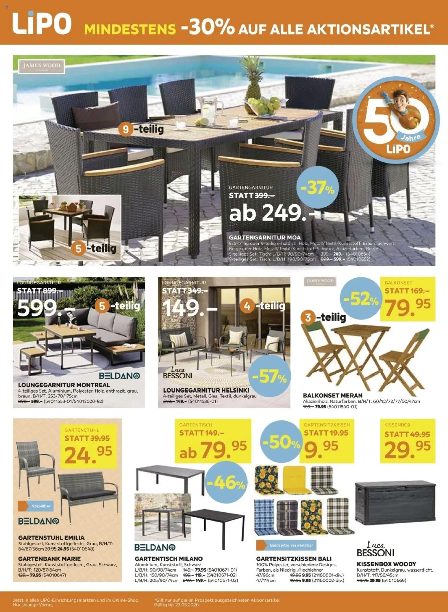 Lipo aktionen – gültig ab 10.03.2026 | Seite: 2 | Produkte: Tisch