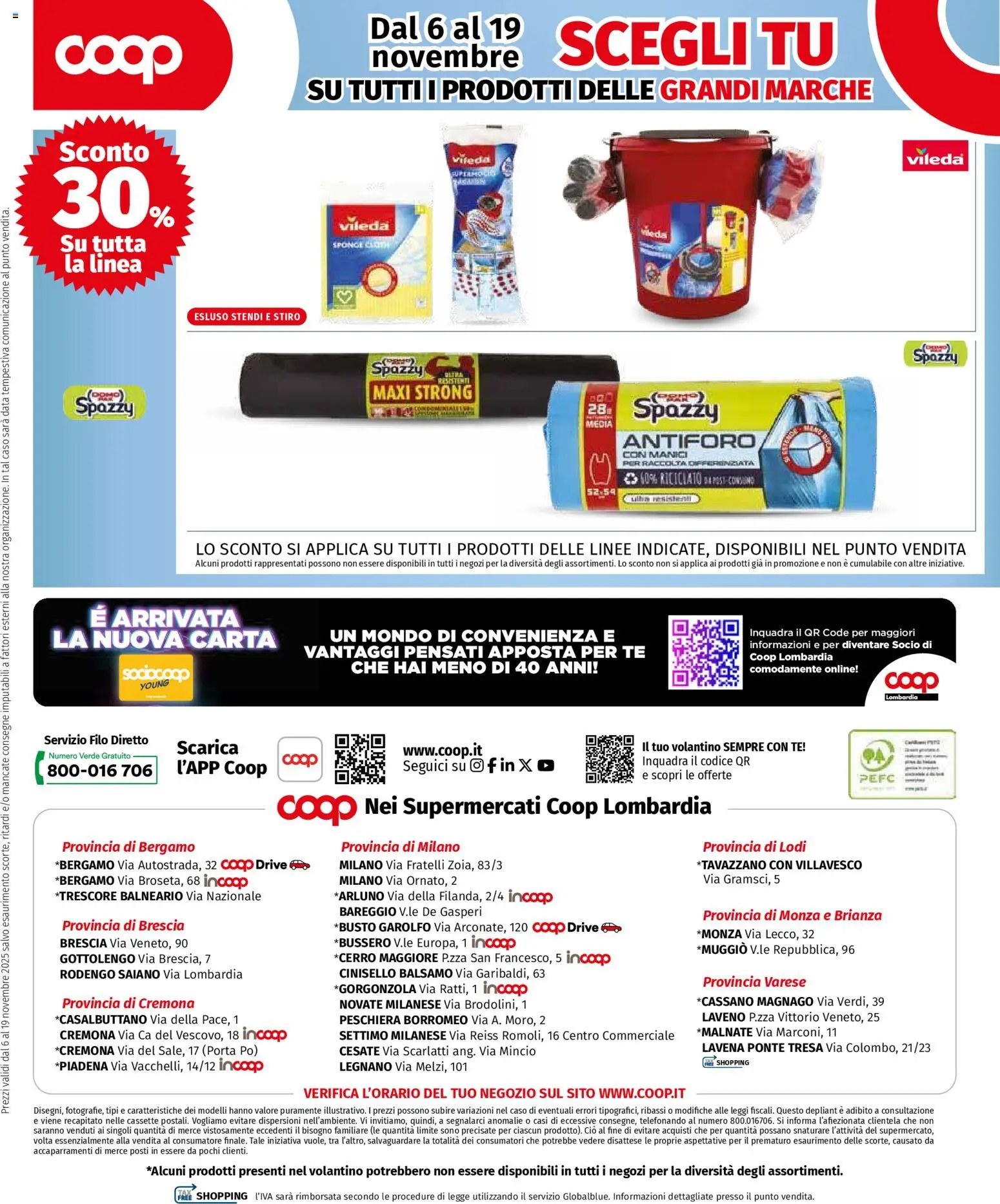 Volantino COOP del 06.11.2025 | Pagina: 12 | Prodotti: Balsamo, Tè, Data