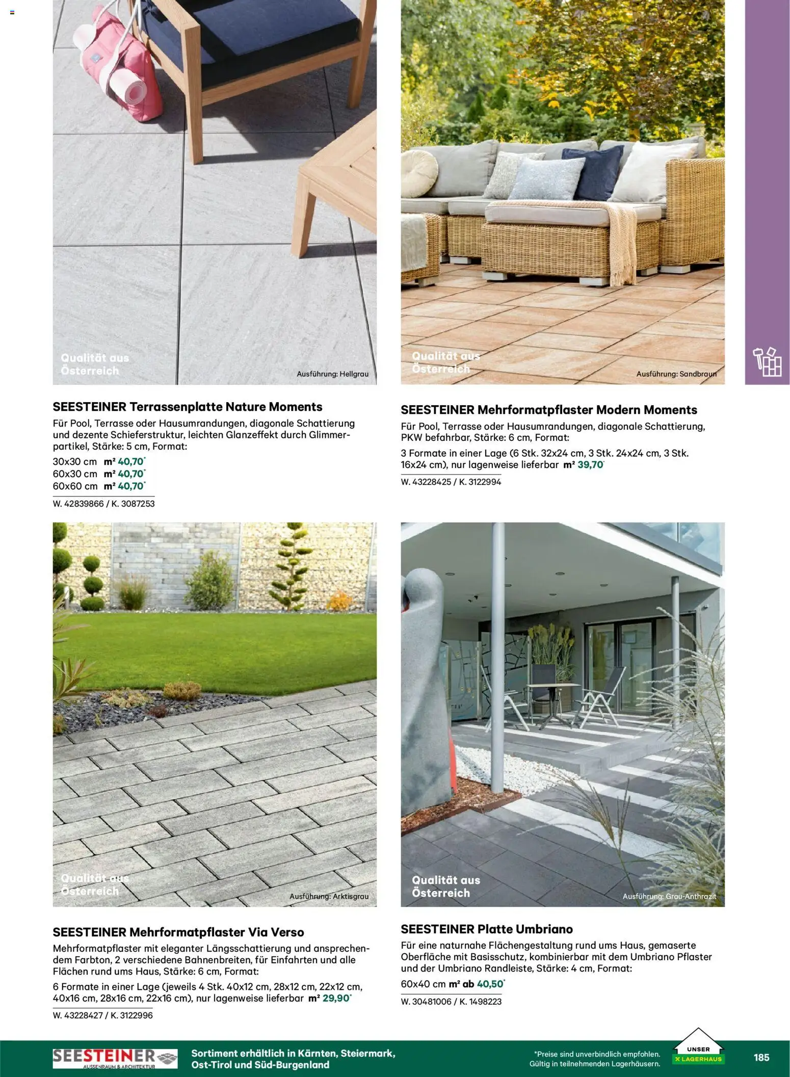 Lagerhaus  Garten und Freizeit Katalog 2026 gültig ab 22.02.2026 | Seite: 185