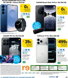 Carrefour folder Hypermarkten - Voorbeeld van een folder van Carrefour, geldig van 17.12.2025 | Pagina: 27