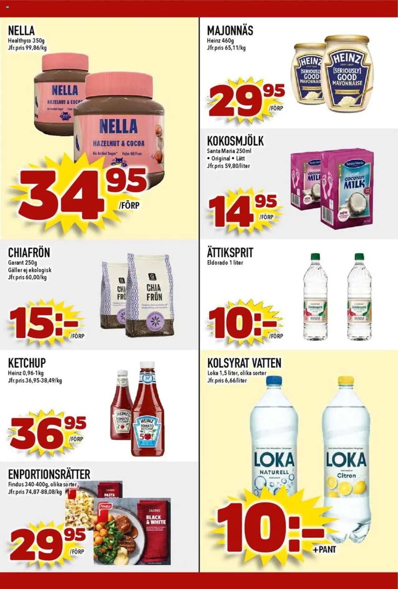 Nya Pulsen reklamblad aktuell från 25.08.2025 | Sida: 21 | Produkter: Galler, Palm, Majonnäs, Pasta