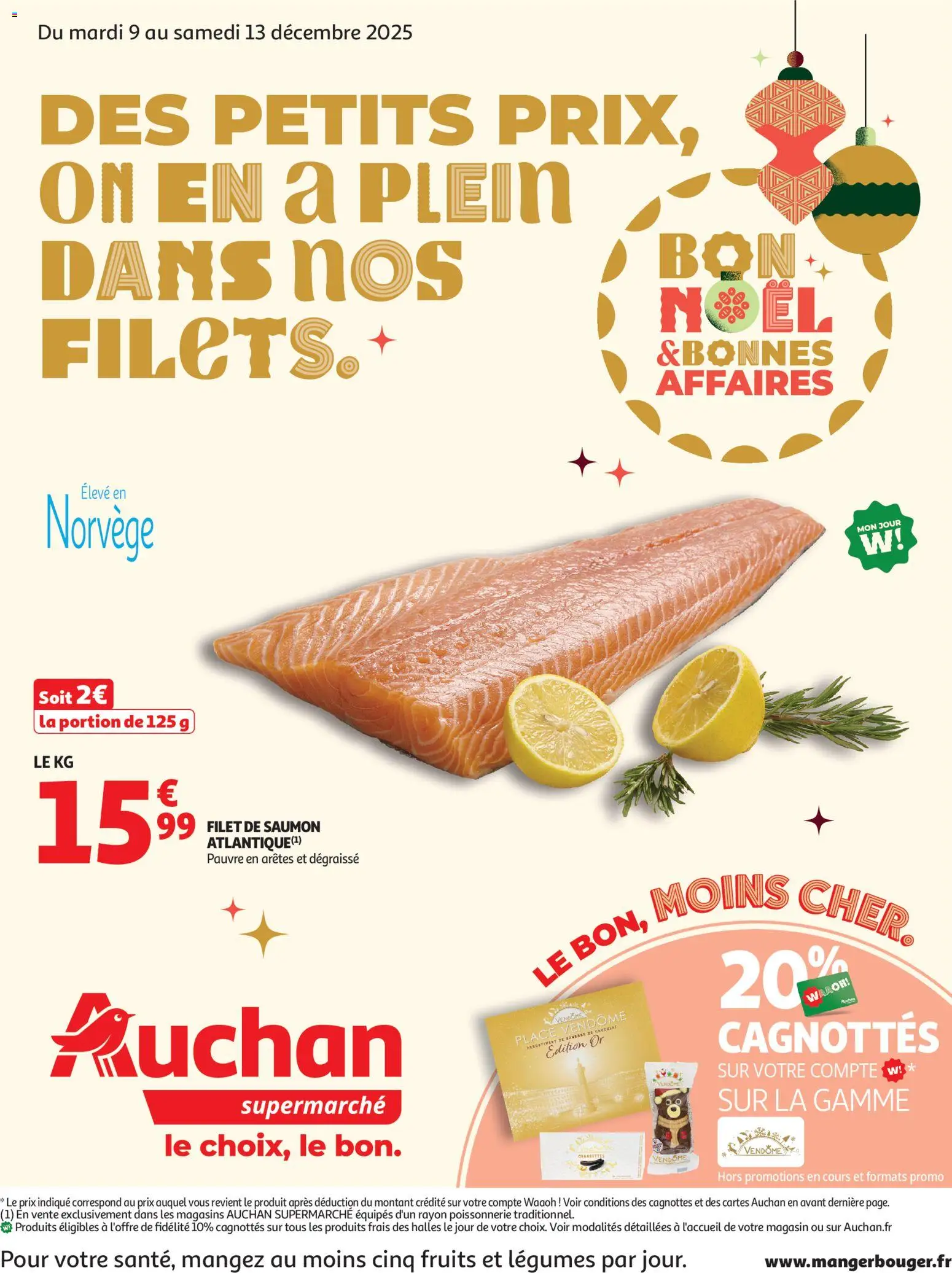 {H1} | Page: 1 | Produits: Poissonnerie, Filet de saumon, Saumon