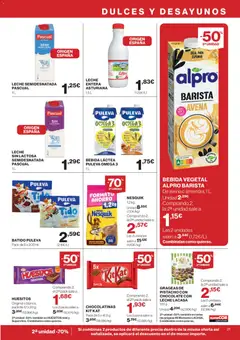 Vista previa Supercor folleto válido desde el 07.01.2026 | Página: 21 | Productos: Δοχείο φοντί, Chocolatinas, Leche, Café