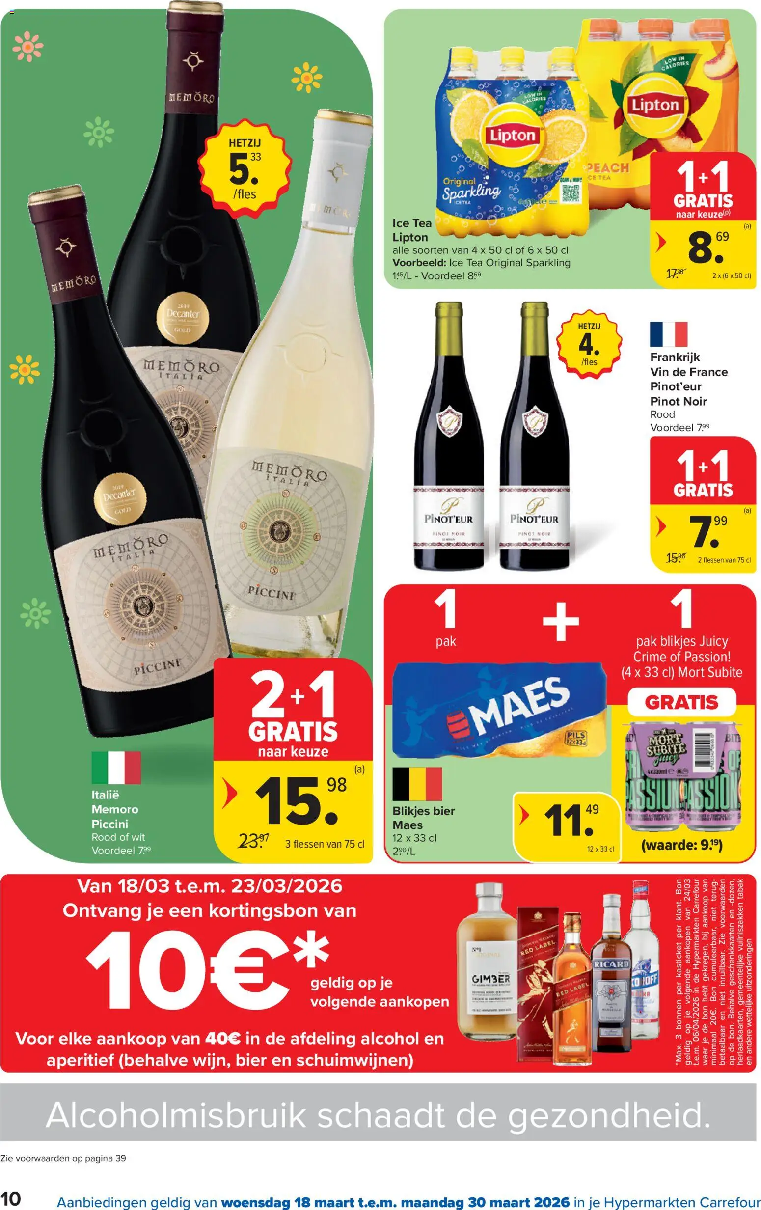 {H1} | Pagina: 10 | Producten: Bier, Alcohol