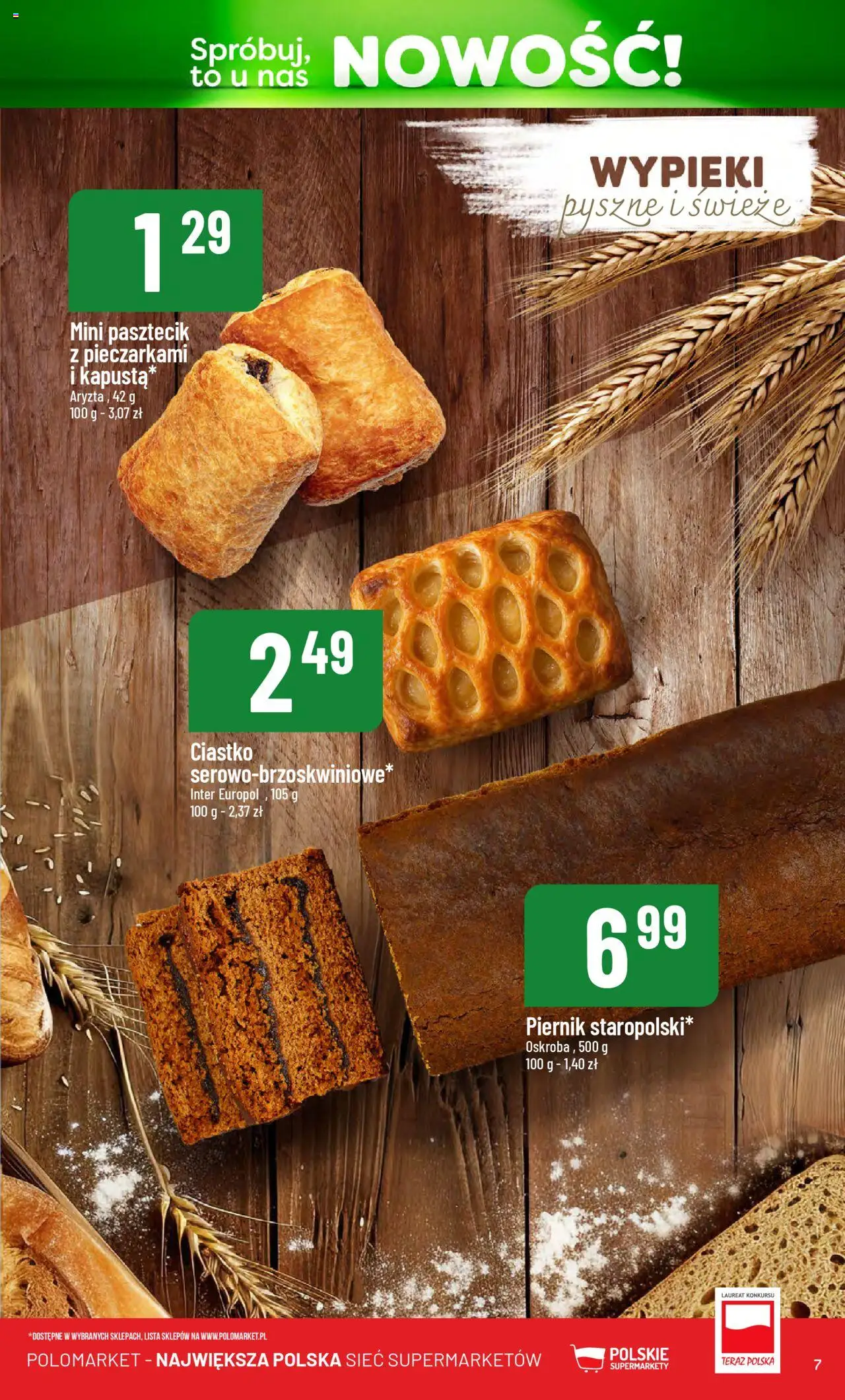 POLOmarket Gazetka - Nowości od 14.10.2025 | Strona: 7 | Produkty: Piernik