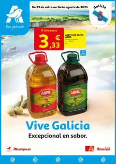 Vista previa Alcampo - Vive Galicia 2025 válido desde el 29.07.2025
