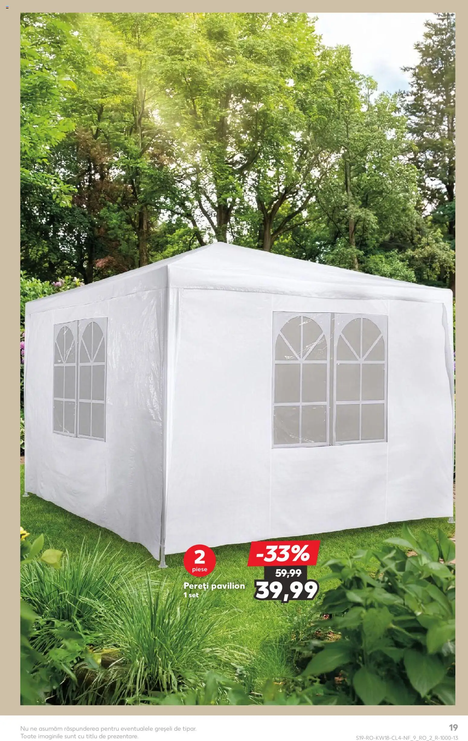 Noul catalog Kaufland – valabil de la 29.04.2026 | Pagină: 19 | Produse: Pavilion