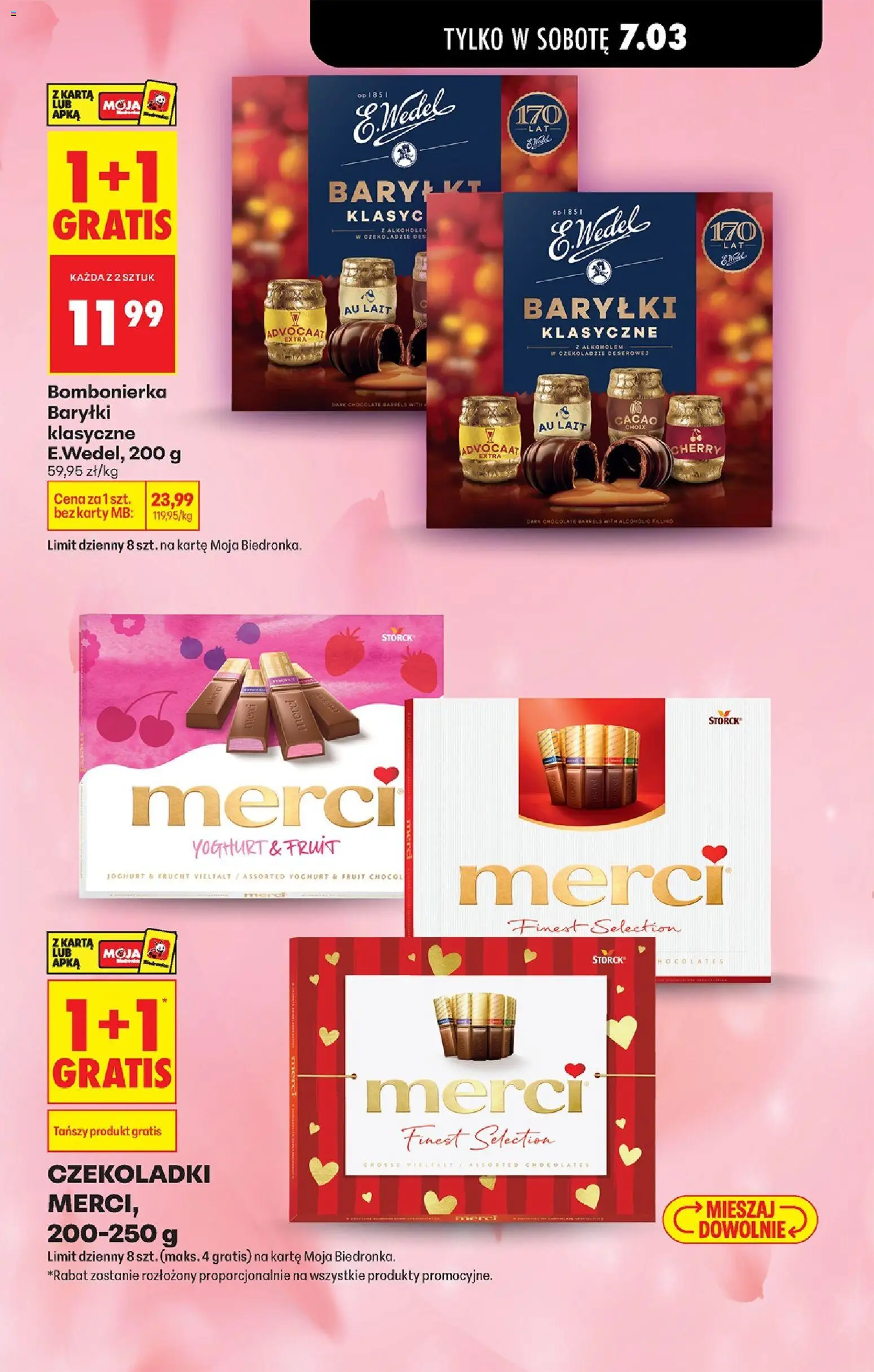 Biedronka Polsko leták - Od czwartku od 05.03.2026 | Strana: 7 | Produkty: Finest, Merci, Karty