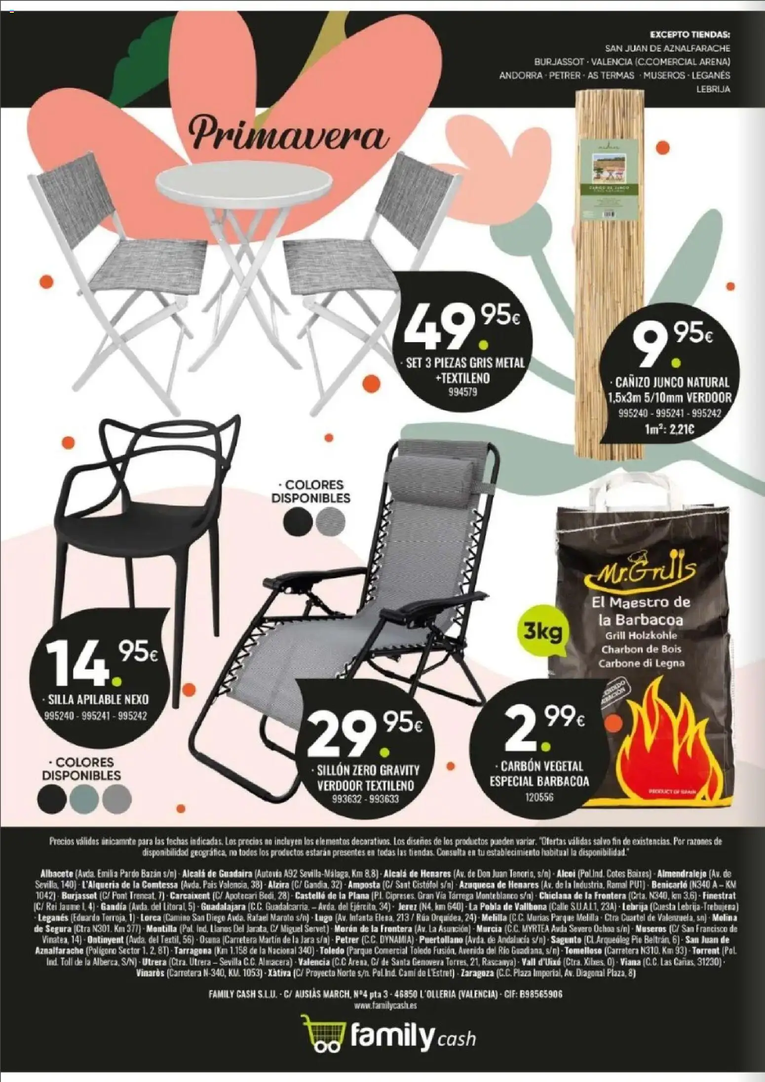 Family Cash folleto │ válido desde el 06.04.2026 | Página: 19 | Productos: Silla apilable, Barbacoa, Sillón, Silla
