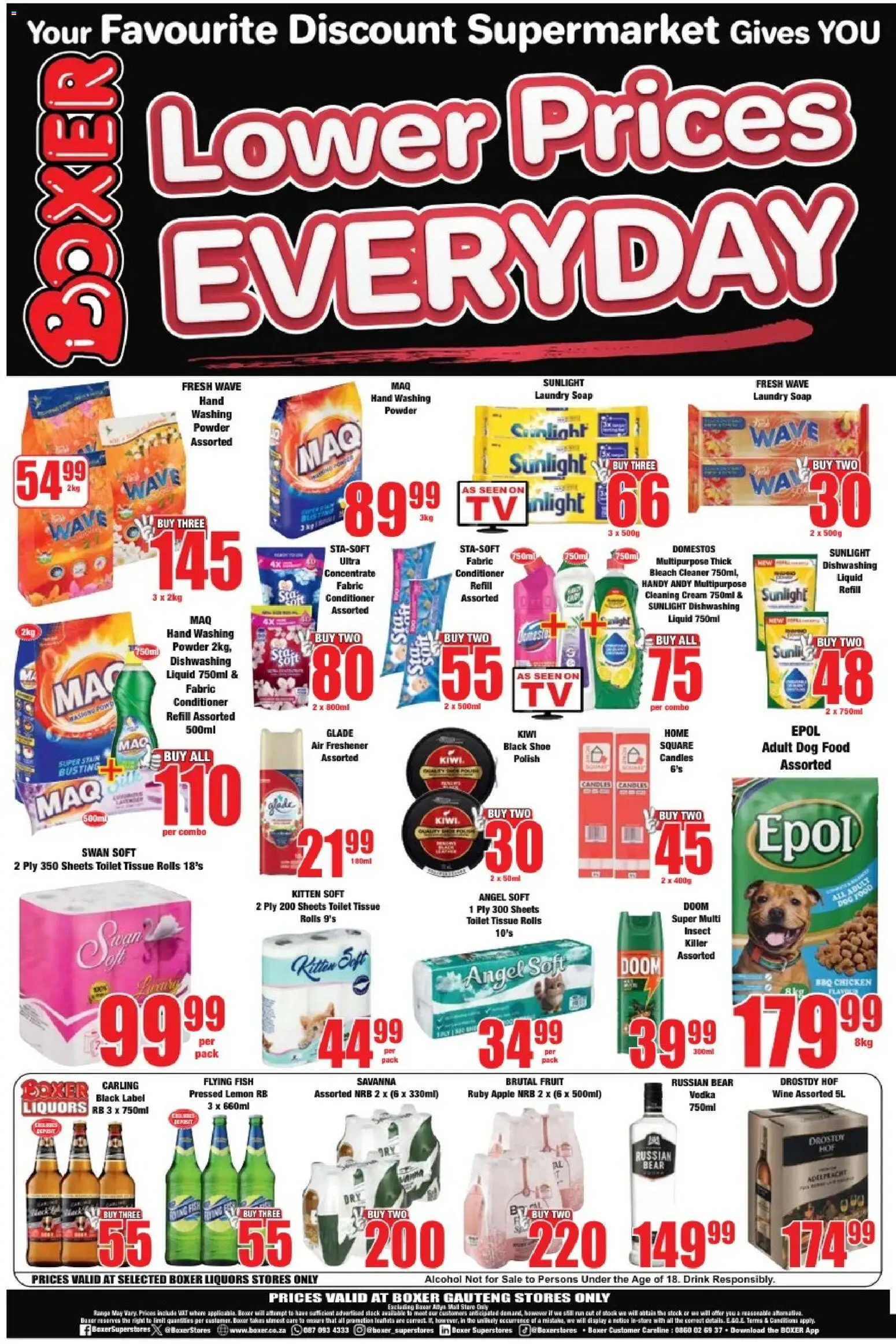 New Boxer catalogue – valid from 23.04.2026 | Page: 12 | Products: Air freshener, Beer, Chicken, Soap