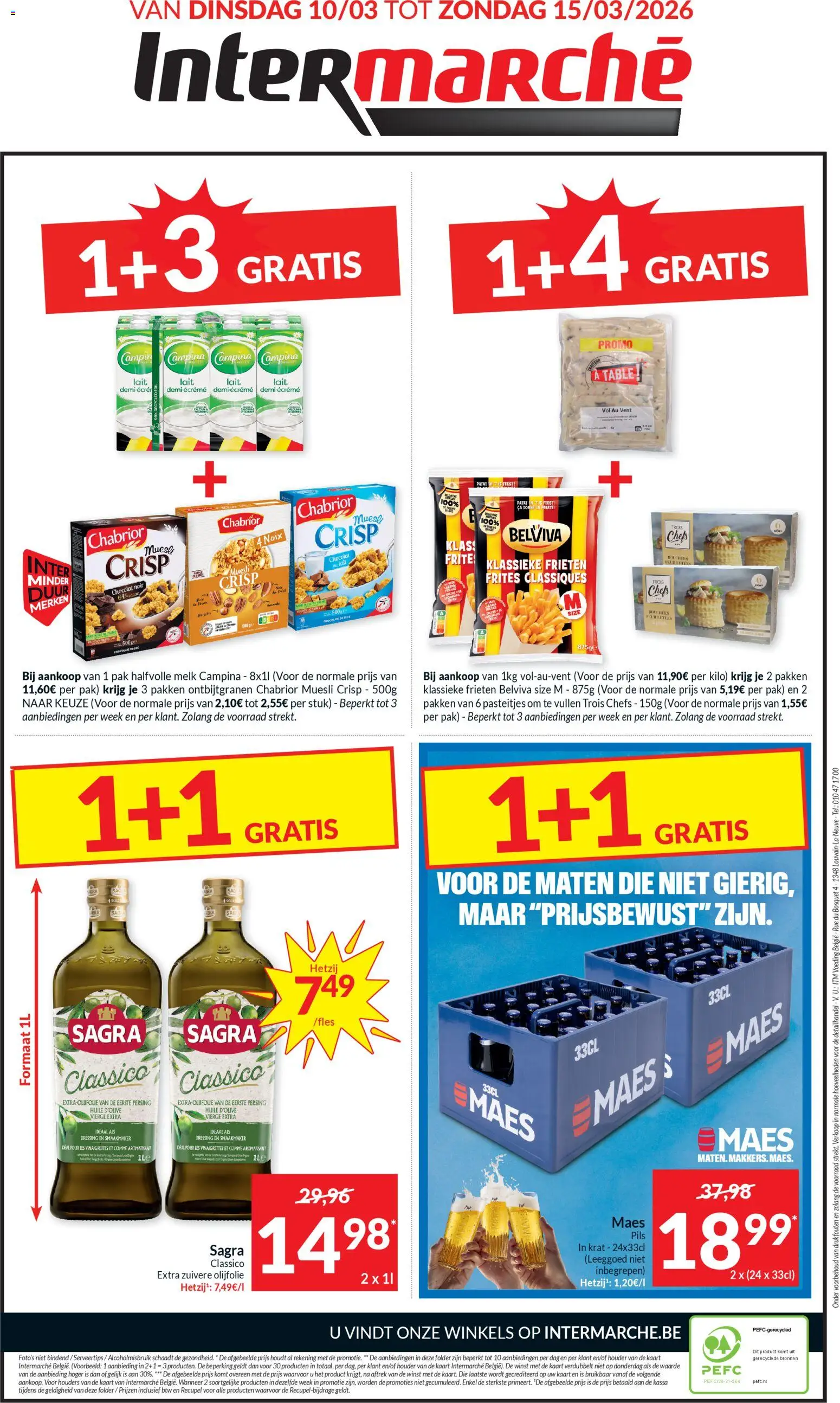 {H1} | Pagina: 14 | Producten: Halfvolle Melk, Muesli, Kapszulás kávé, Melk