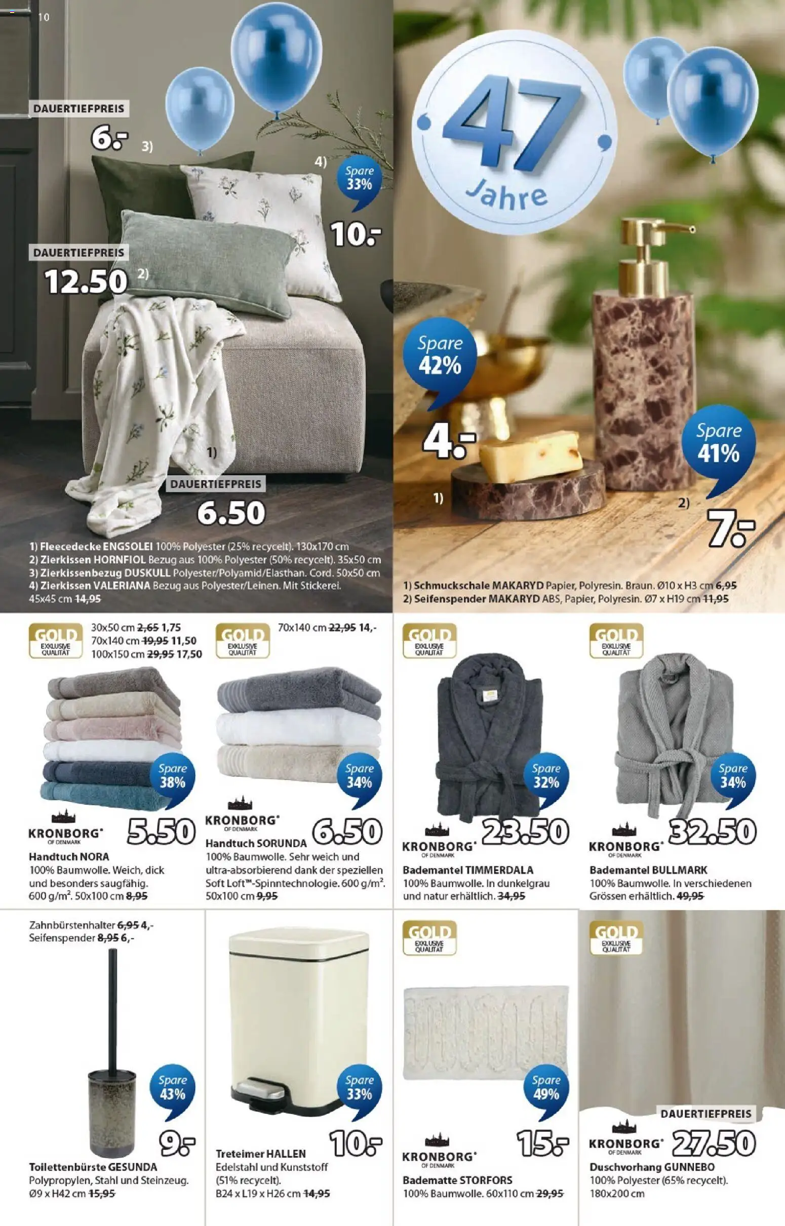 JYSK aktionen – gültig ab 14.04.2026 | Seite: 10 | Produkte: Seifenspender, Bademantel