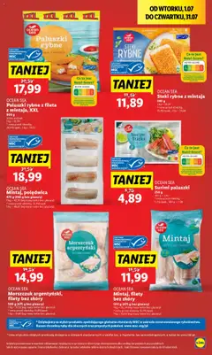 Lidl Gazetka od 31.07.2025 | Strona: 33 | Produkty: Surimi, Paluszki rybne, Paluszki surimi, Paluszki