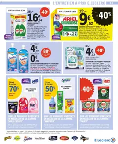 E.Leclerc - Prévisualisation de E.Leclerc catalogue Evenement valide à partir de 28.10.2025 | Page: 33