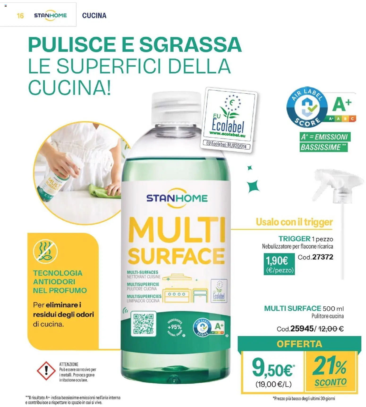 Volantino Stanhome del 17.02.2026 | Pagina: 16 | Prodotti: Detergente, Tè